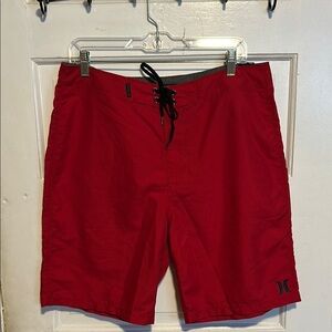 Hurley Men's Red Swim Shorts